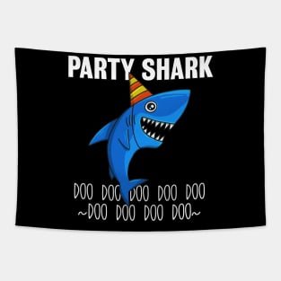 Party Shark Doo Doo Tapestry