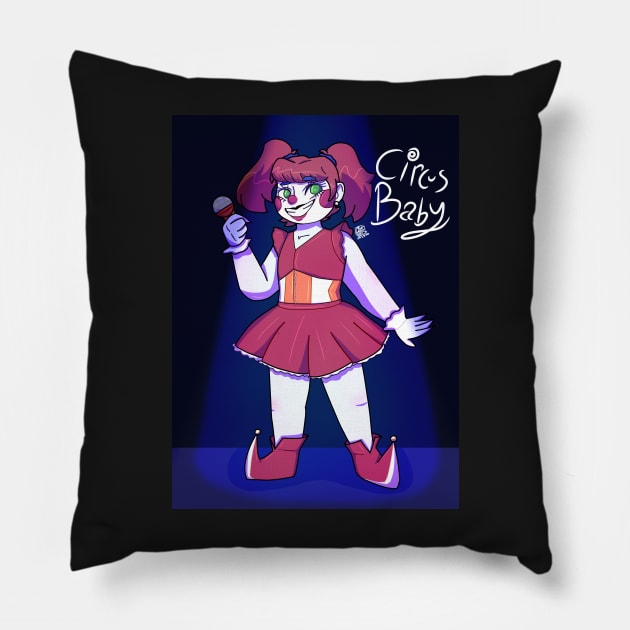 Circus Baby Gijinka Pillow by spaceagebarbie