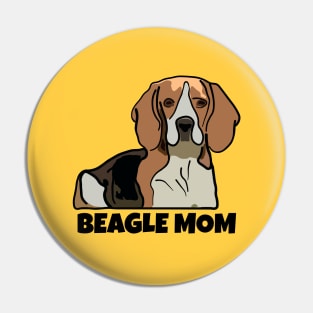 Beagle Mom Pin