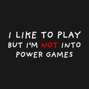 Power Games | Black T-Shirt