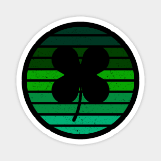 Irish Clover St Patricks Sunset Magnet