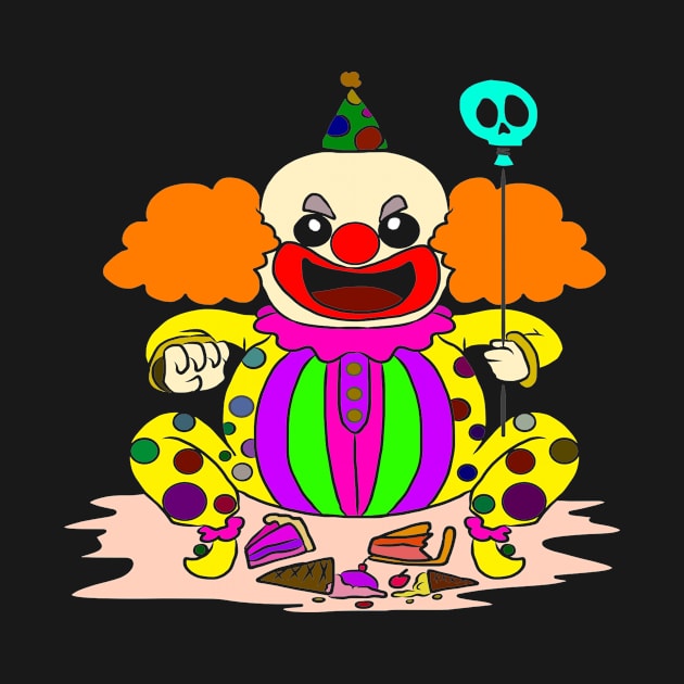 Halloween pictures on t-shirt for kids clown by KK-Royal