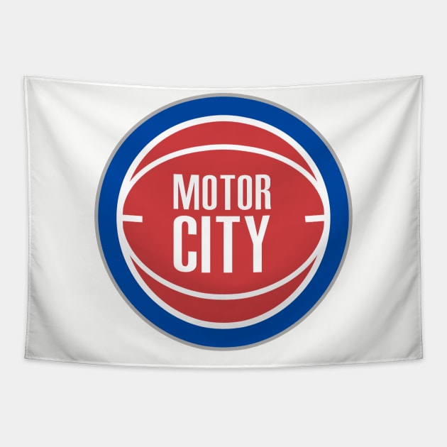 Motor City Basketball Tapestry by capognad