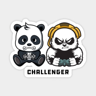 Challenger Panda Magnet