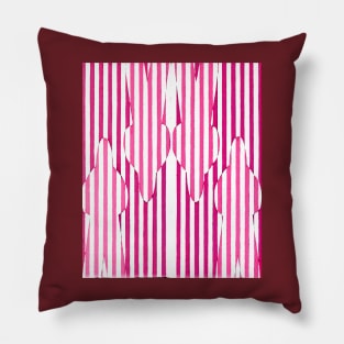 Pink Mirrored Meeps (FLIP2) Pillow