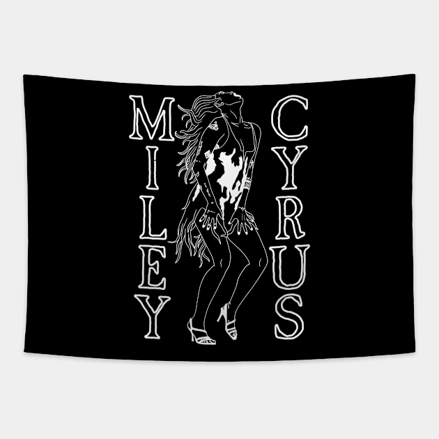 Doctor Miley Tapestry by motelgemini