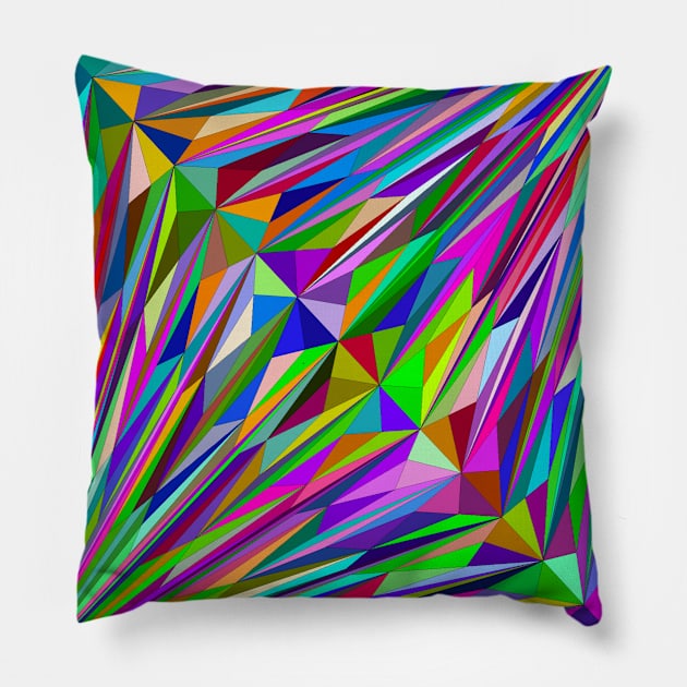 Abstract Diamond Pillow by icarusismartdesigns