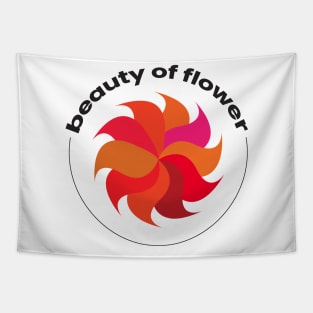 Beauty of flower simple illustration Tapestry