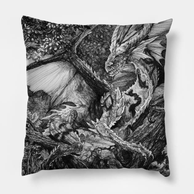 Dragon Pillow by August