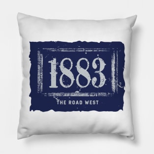 1883: the road west graphic illustration design ironpalette Pillow