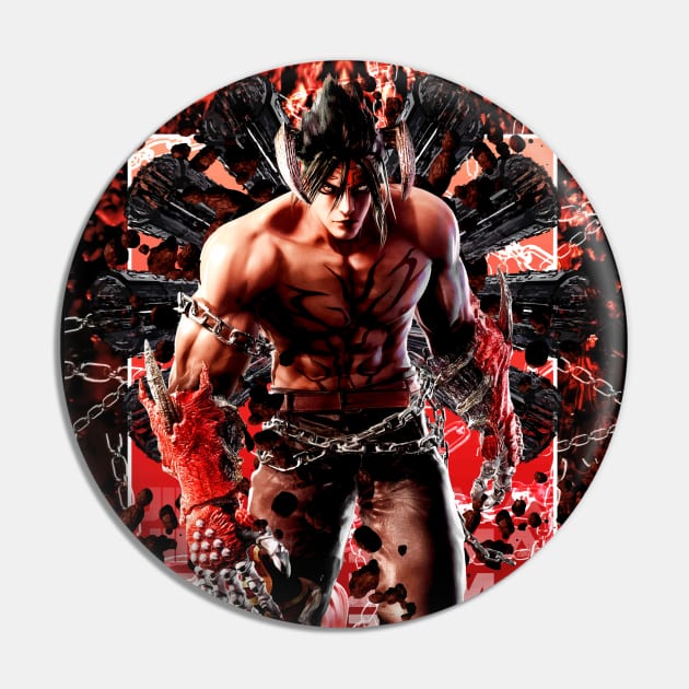 Tekken Jin Kazama Pin by syanart