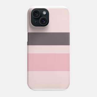 A perfect batter of Dirty Purple, Grey, Pale Pink and Soft Pink stripes. Phone Case