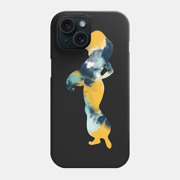 Character Inspired Silhouette Phone Case by kimhutton