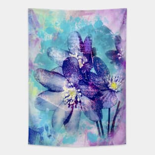 Funky flower Tapestry