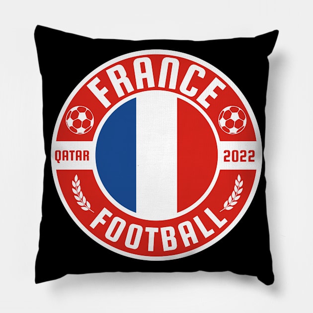 France World Cup Pillow by footballomatic