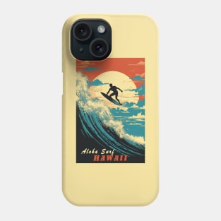 Hawaii Vintage Retro Travel Poster Phone Case