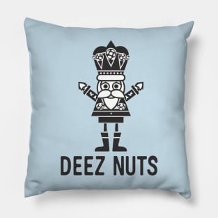 Deez Nuts Nutcracker Pillow