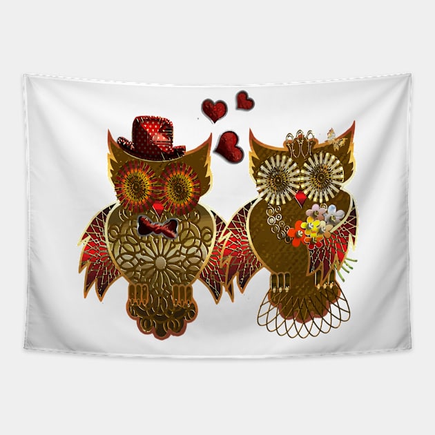 Just married Tapestry by LessaKs Art