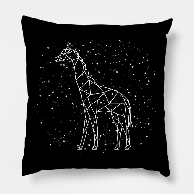 Giraffe Zodiac Symbol Astrological Sign Horoscope Pillow by Mila46