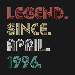 27 Years Old Vintage Legend Since April 1996 27th T-Shirt