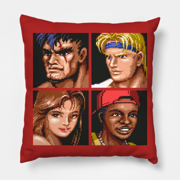 SOR2 Portraits Pillow by winsarcade