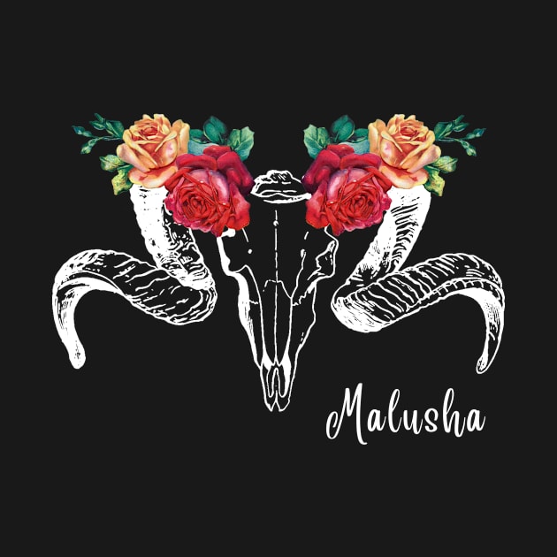 Skull and Roses by Malusha