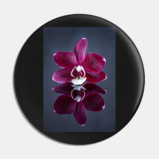 Purple Orchid Reflection Pin