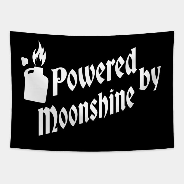 Powered by Moonshine Tapestry by Wrap Shop