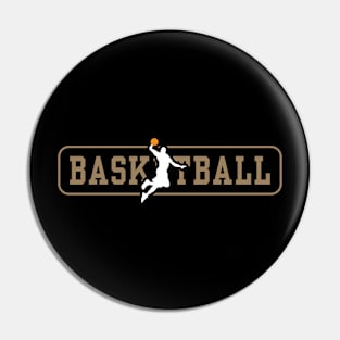 Basketball Sports Design - Sports Wear Pin