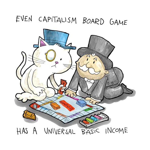 Dapper Cat - Capitalism Board Game by johnnybuzt