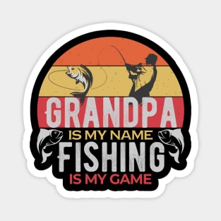 Grandpa Fishing Magnet