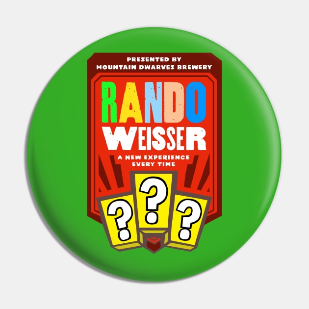 Deep Rock Galactic - Randoweisser Logo Pin by CatsandBats