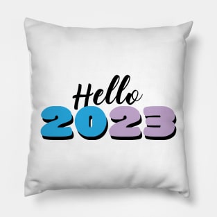 Hello 2023 Happy New Year Pillow