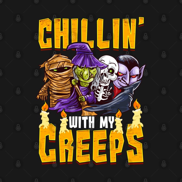 Halloween Chillin' With My Creeps by E