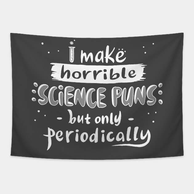 Science Puns Tapestry by xMorfina