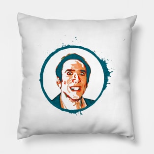 Crazy Nick Cage Pillow