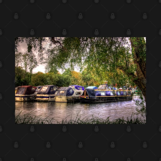 Moored Up boats HDR by InspiraImage