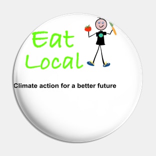 Eat Local Pin