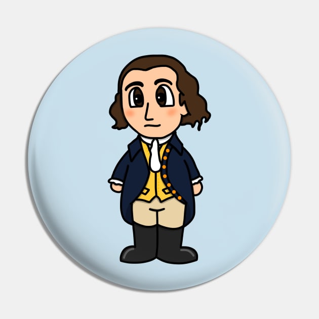 Chibi William “Billy” Dawes (Large Print) Pin by Aeriskate