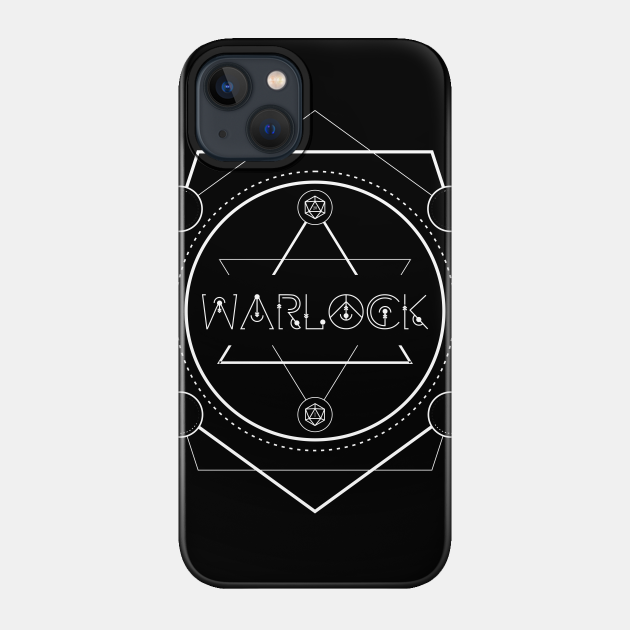Warlock Character Class TRPG Tabletop RPG Gaming Addict - Warlock - Phone Case