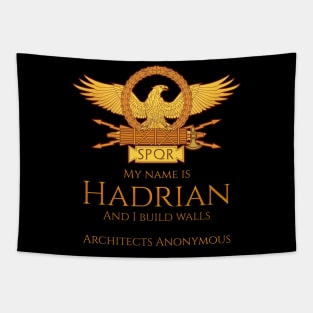 Emperor Hadrian Architects Anonymous Tapestry