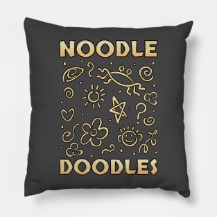 Noodle doodles Pillow