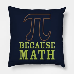 Because Math Pillow