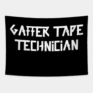 Gaffer tape technician White Tape Tapestry
