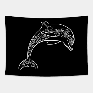 Dolphin, ocean, water, decorative Tapestry