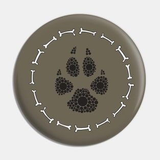 Dog Paw Pin