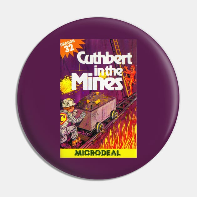 Cuthbert in the Mines Pin by RetroTrader