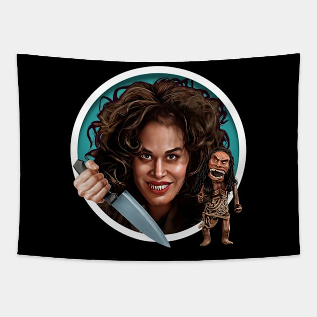 Trilogy of Terror Tapestry by Zbornak Designs