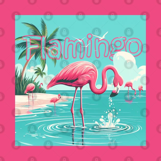 Summer Flamingo by Whitt & Whack