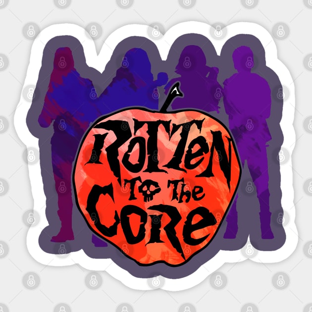 Rotten to the Core - poison apple - Descendants - Sticker